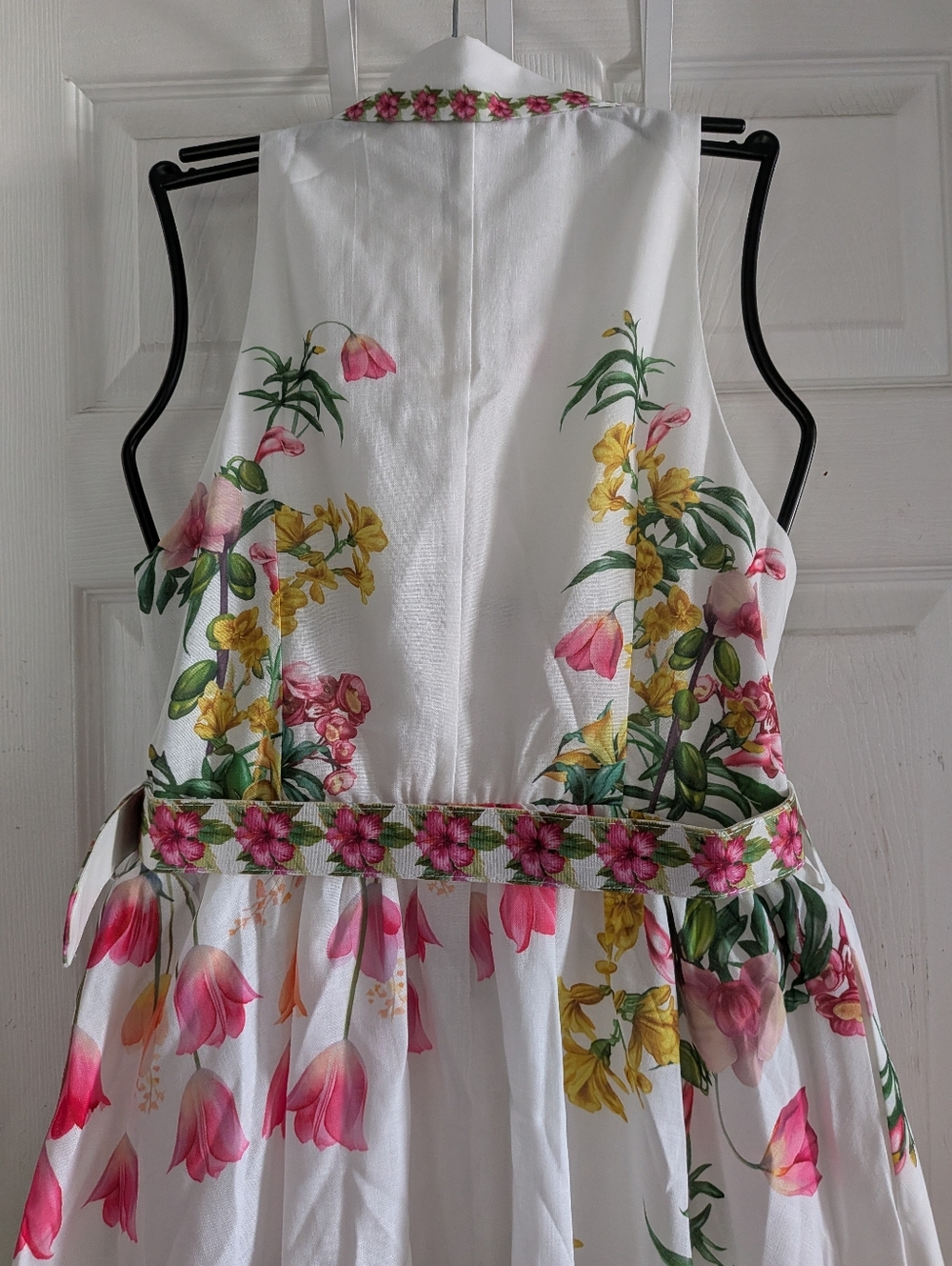 Commense Floral Print Belted Mini Dress - Picture 14 of 16